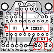 AD233BK PCB Layout