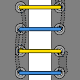 Bi-Colour Lacing diagram