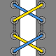 Bow Tie Lacing diagram