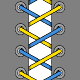 Display Shoe Lacing diagram