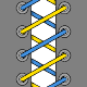 Double Helix Lacing diagram