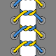 Knotted Lacing diagram