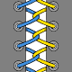 Loop Back Lacing diagram