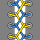 Zipper Lacing diagram